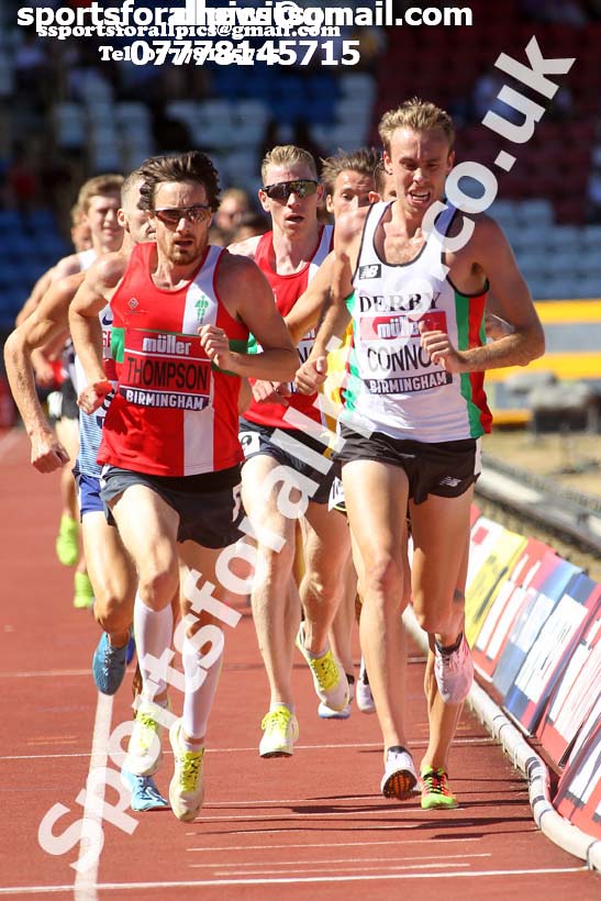 Mens 5000 metres, Muller British Championships, Alexander Stadium, Birmingham. Photo: David T. Hewitson/Sports for All Pics